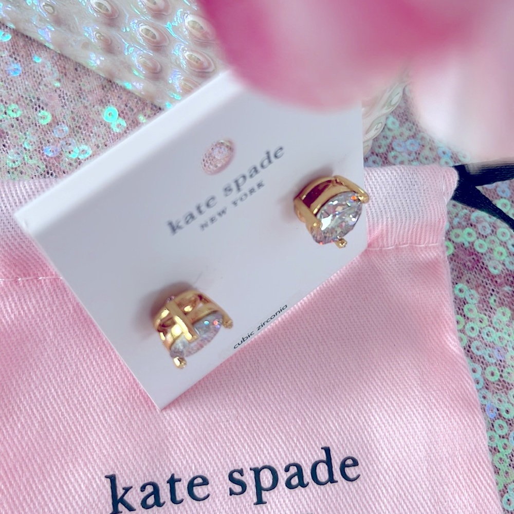 🆕♠️KATE SPADE RISE AND SHINE STUDS - Picture 6 of 8